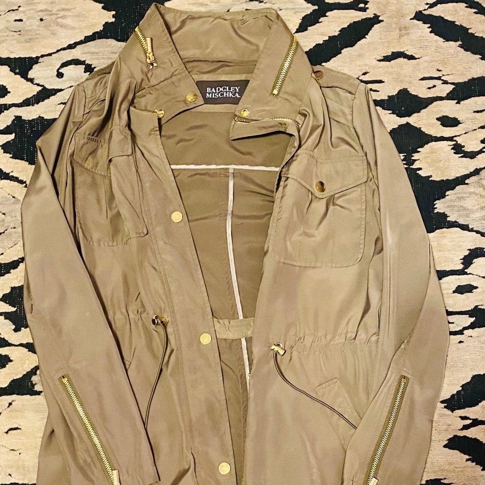 Badgley Mischka rain coat